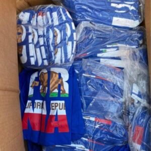 California Republic Bulk T-Shirts – 8,000 Pcs Available Pallet