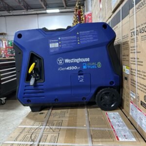 Westinghouse WGen4500DF Dual Fuel Portable Generator - Open-Box Unit